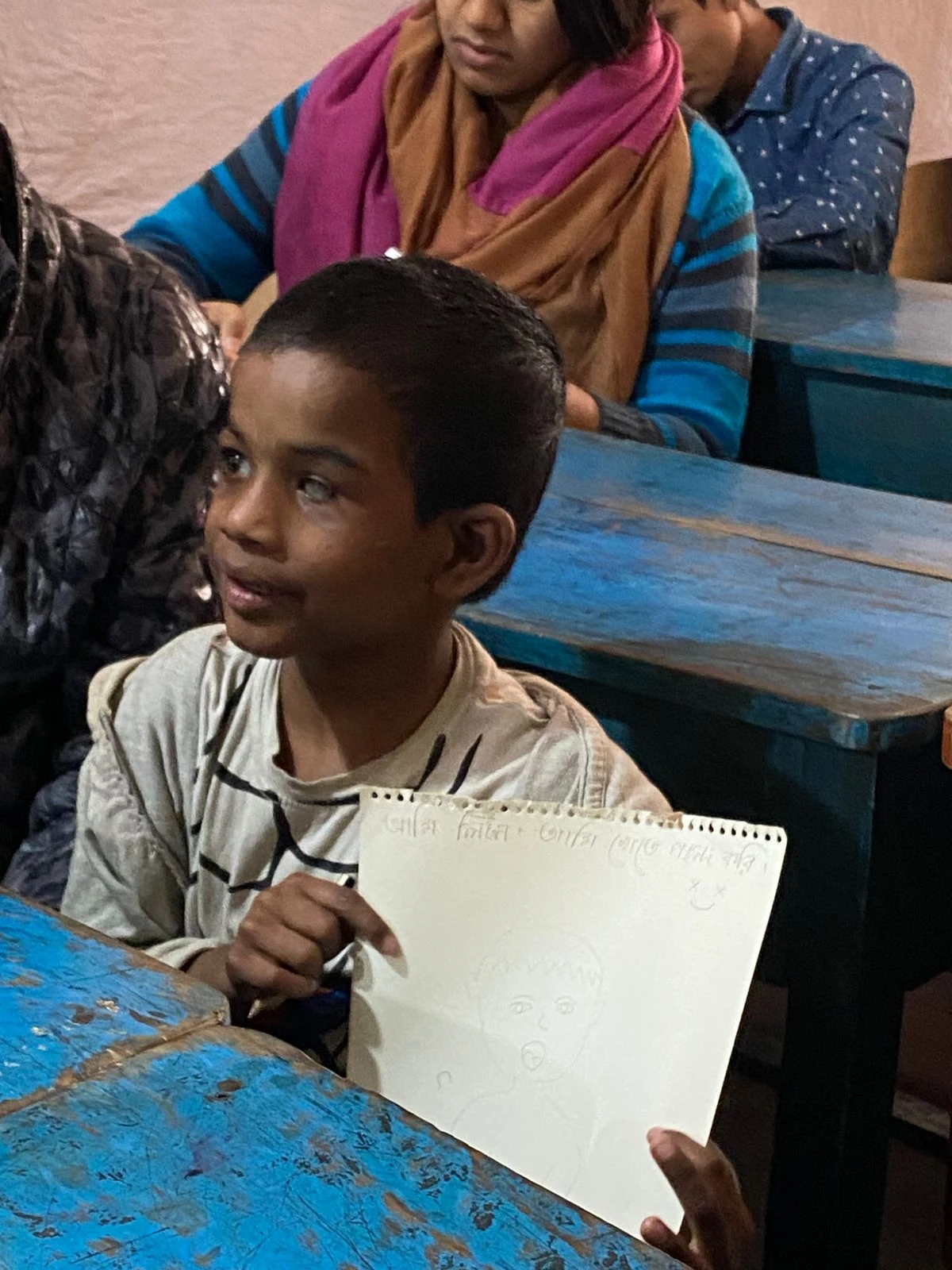 Drawing Workshop - Child Seated Drawing