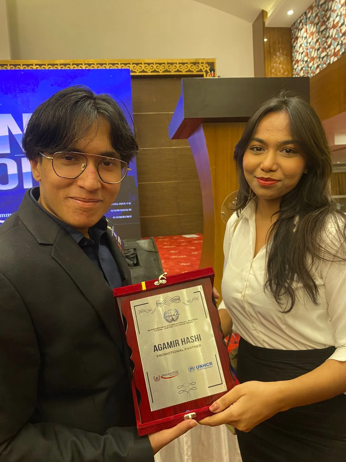 SFISMUN AGH Award Presentation