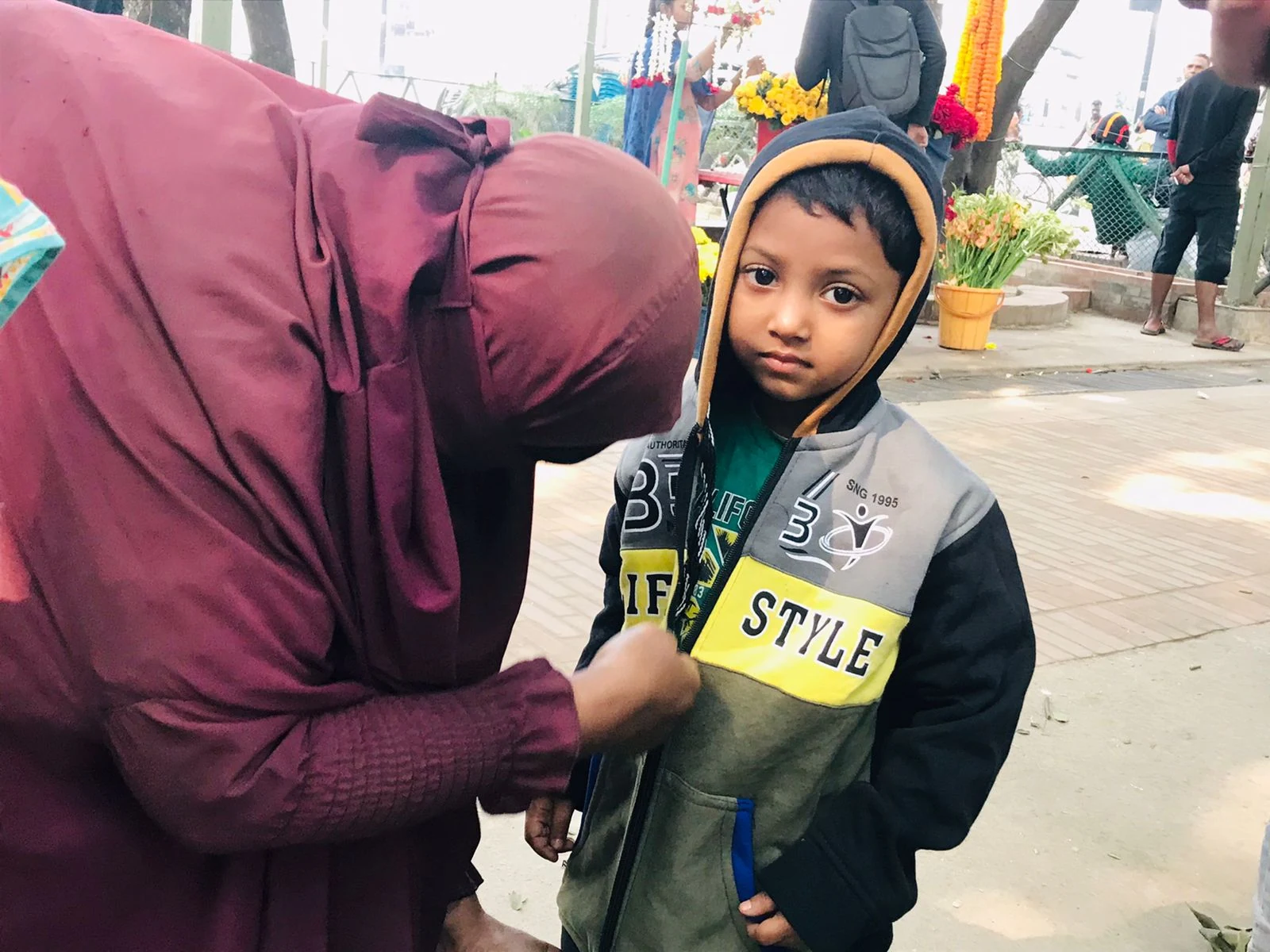 Winter Clothes Distribution - Child Fitting Jacket