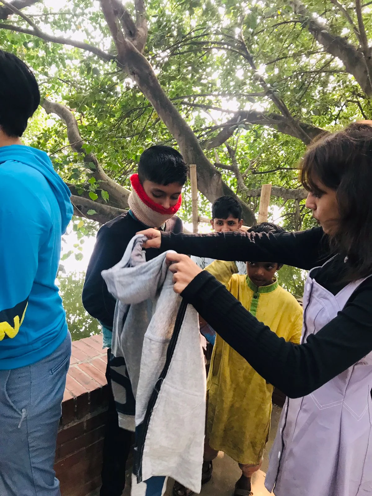 Winter Clothes Distribution - Outdoor Fitting