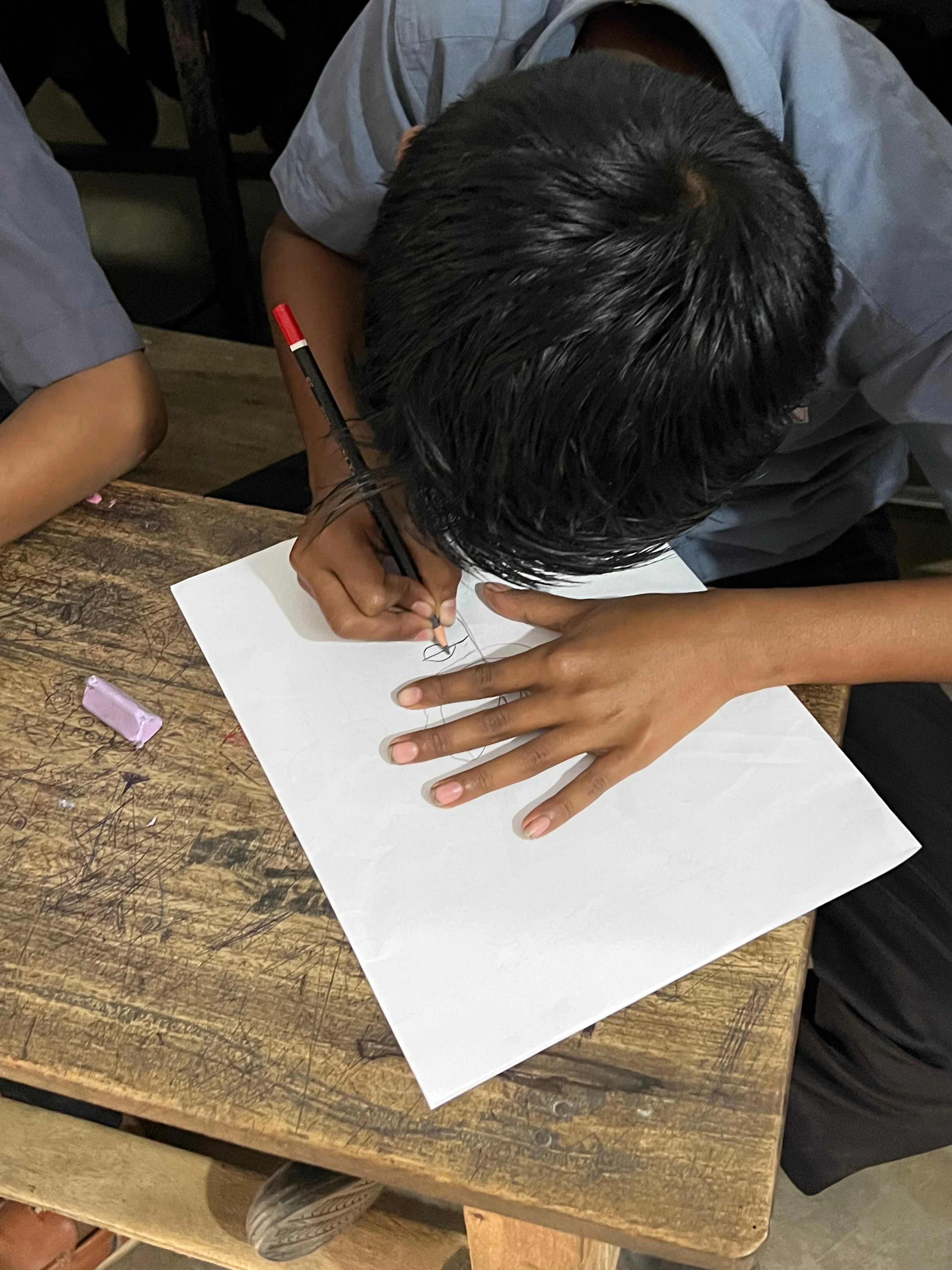 CNHA School Visit - Child Drawing