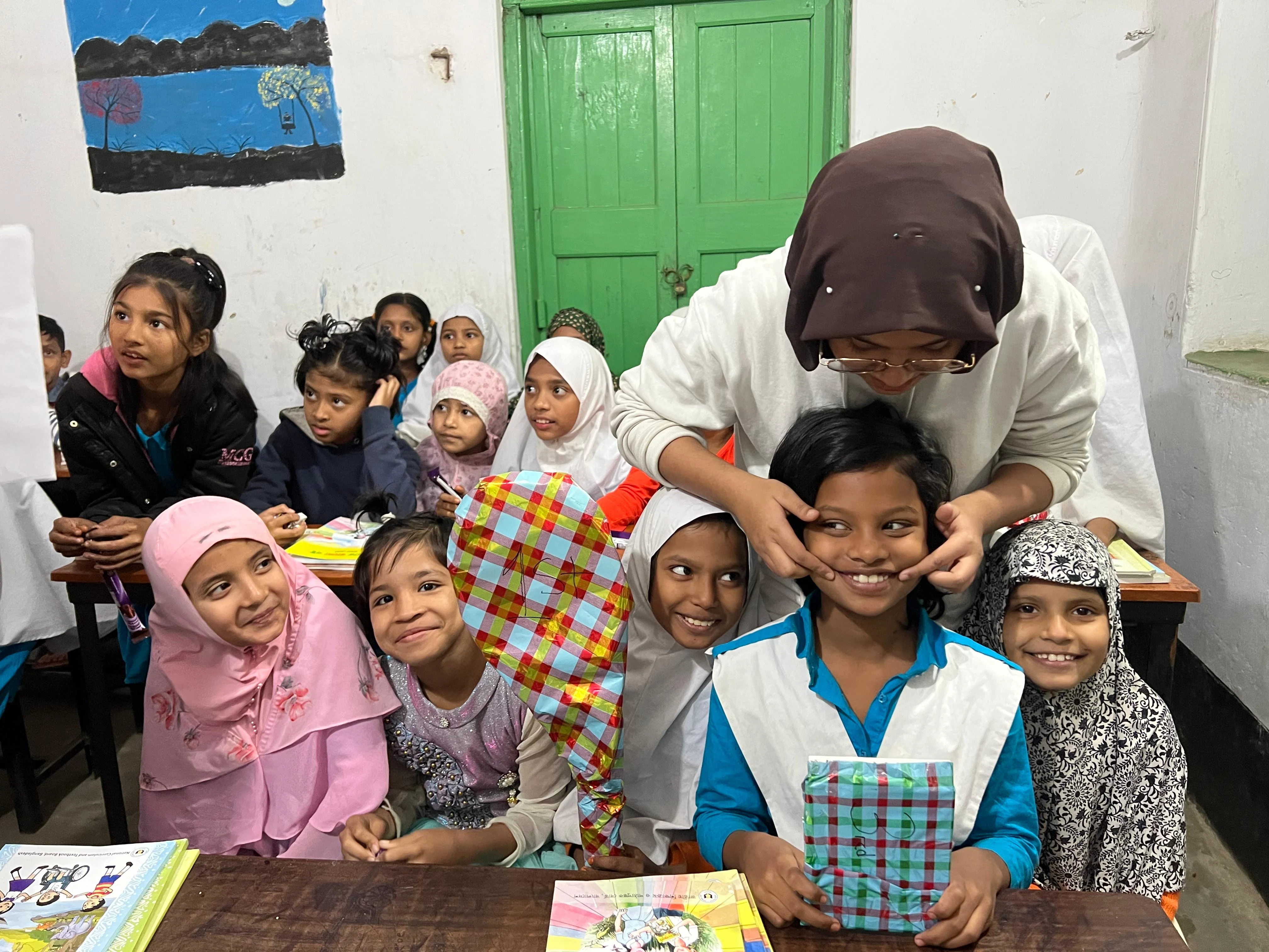CNHA School Visit - Books Distributed